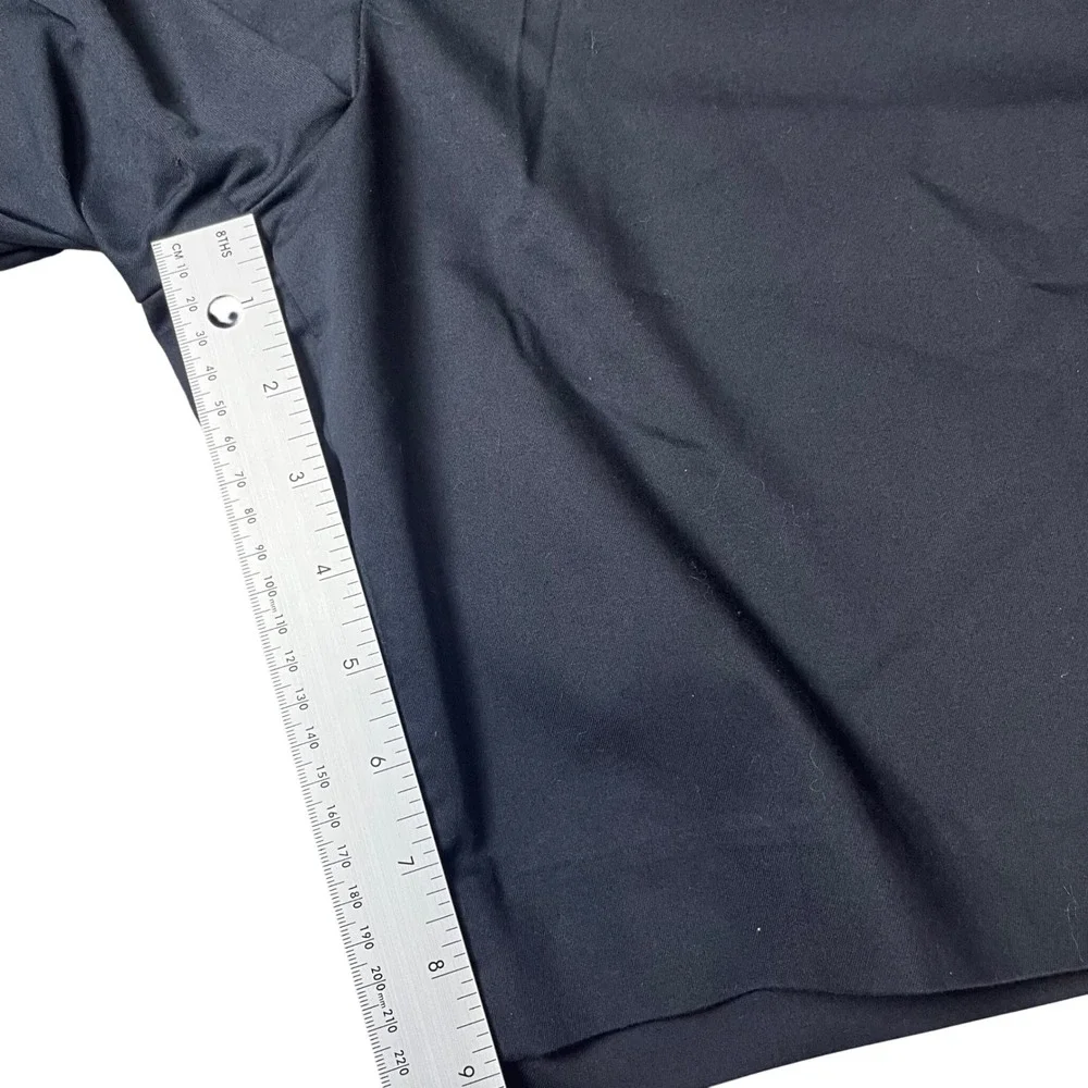 Polo Ralph Lauren Chino Shorts Mens 36 Navy Blue Stretch Classic Fit Flat Front